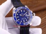 Rolex Submariner Blue Bezel Replacement Ceramic Replica SS Blue Dial Watch 40mm